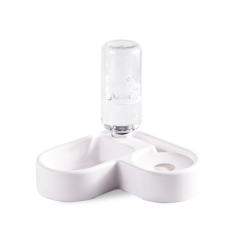 Non-spill pet bowl set | space-saving cat & dog food and water dispenser | mascoshop