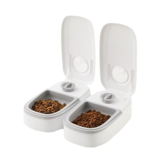 Automatic cat feeder | detachable & easy-to-clean timed food dispenser with portion control | mascoshop