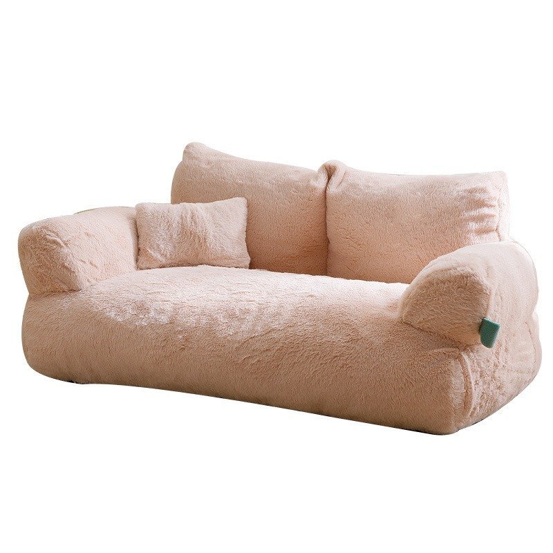 Luxury plush cat bed sofa | warm winter nest for small & medium dogs and cats | mascoshop
